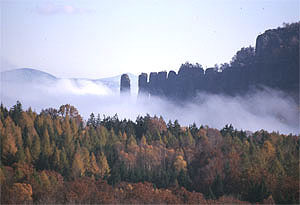 Herbststimmung in den Affensteinen